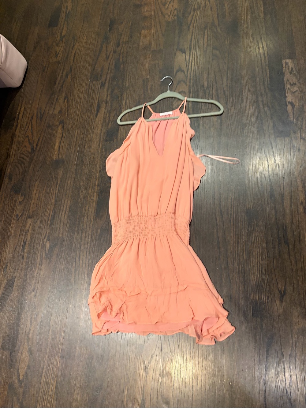 Parker Coral Pink Mini Dress